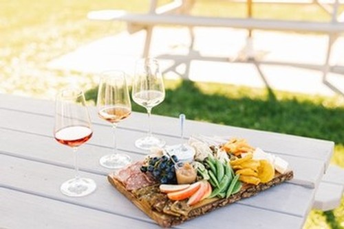 Charcuterie Board With Wine