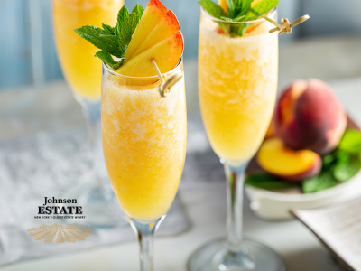 Golden Peach Bellini