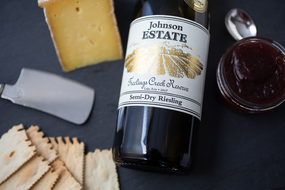 Johnson Estate Winery Semi-Dry Riesling winning Best of Class at the 2026 Los Angeles International Wine Competition
